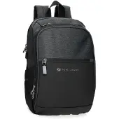 Joumma Bags Pepe Jeansvoor mannen. 7122131 Jarvis computer rugzak zwart -25x36x10m (OSFA), Casual, Polyester