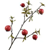 Silk-ka Kunsttak Granaatappel Rood H 97 Cm