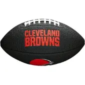 Wilson F1533XB Black Edition NFL Mini Soft Touch Team Browns voor Sport Fanzone