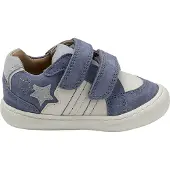 Vertbaudet Leren babysneakers met klittenband ecru