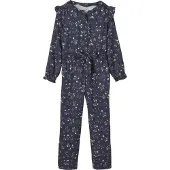 Vertbaudet Gebloemde meisjesjumpsuit inkt met print
