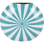 Present Time Vaas Candy Swirl - Blauw - 22x5x19cm - Modern