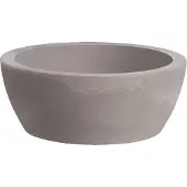 Nicoli Bloemschaal Plantschaal Rond Thetis 50x17cm ASGRIJS