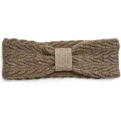 Pieces Pcnohanna Headband Lurex Fossil Gold Lurex | Bruin | Maat: One Size