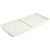Salt & pepper Serveerschaal Flow Groen 14 x 32 cm