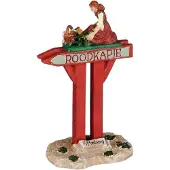 Luville Efteling Kerstdorpminiatuur Roodkapje Wegwijzer 4,8 X 3 X 8 Cm