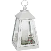 Atmosphera Metalen lantaarn met LED-kaars, 32 x 17 cm