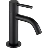 Enjoy Robinet de lave-mains eau froide noir mat