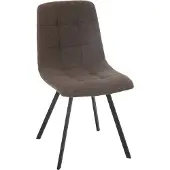 J-Line stoel Clark - metaal/polyester - taupekleur