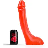 All Red Dildo 32 x 5,5 cm - rood
