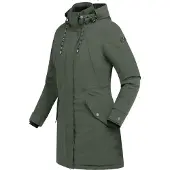 Elt WINTER PERFORMANCE LANGE PARKA ONTARIO Groen