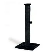 Beeztees Serpa XL Katten Krabpaal - Hoge krabpaal - Met touw - Met balletje - Zwart - 40x40x90 cm