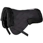 Waldhausen Synthetic Lambskin Halve Pad Zwart Pony