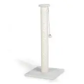 Beeztees Serpa XL Katten Krabpaal - Hoge krabpaal - Met touw - Met balletje - Wit - 40x40x90 cm