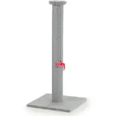 Beeztees Serpa XL Katten Krabpaal - Hoge krabpaal - Met touw - Met balletje - Grijs - 40x40x90 cm