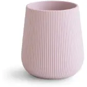 Mushie Silicone Baby Startbekertje | 6 Maanden+ (Zacht Lila)