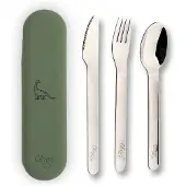 Citron Bestekset Silicone | Green