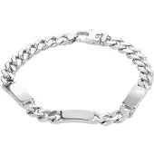 Trendjuwelier huiscollectie Graveerarmband Zilver Plaat 7,0 mm 20 cm