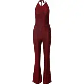 Wal G. Jumpsuit 'SOLAR' wijnrood