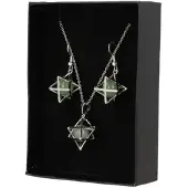 Ruben Robijn Aventurijn groen merkabah sieraden set
