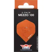 Bull's Mezzo 100 No.2 Orange Flights | 5-Pack