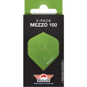 Bull's Mezzo 100 No.2 Green Flights | 5-Pack