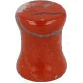 Ruben Robijn Plug oorpiercing 8 mm Jaspis rood
