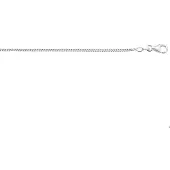 The Jewelry Collection Witgouden Collier gourmet 1 4105082 60 cm