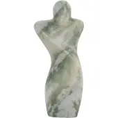 Present Time Decoratie Statue Male Abstract Marble Himalayan Green
