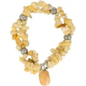 Spiru Edelsteen Splitarmband Honing Jade Fashion Gems Forever