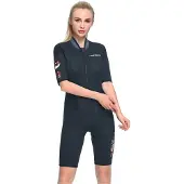 Cressi Endurance 3 Mm Dames Shorty Met Korte Mouwen