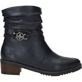 Rieker Boots 'Stiefelette Damen Y0572 14 Kunststoff (Synthetik) in blau' blauw