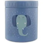 Trixie Thermos container - Mrs. Elephant - Thermo lunchpot voor kinderen - 500 ML - RVS Lunchbox - Blauw
