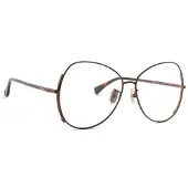 Max mara MM5001 H 57/14/140 Glazen voor Dames Shiny donkerbrons Metaal MM5001 H