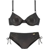 LASCANA Bikini goud / zwart