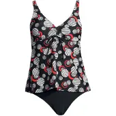 LASCANA Tankini rood / zwart / wit