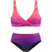 LASCANA Bikini lila / donkerlila / pink