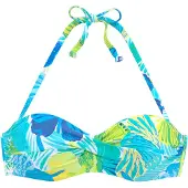 Sunseeker Bikinitop blauw / geel / groen / wit