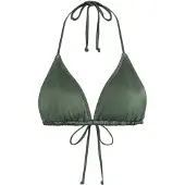 LASCANA Triangel-bikinitop Nele met glanzende coating | Maat C/DC/D