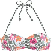 Venice beach Bikinitop olijfgroen / oranje / pink / wit