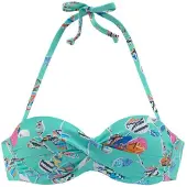 Sunseeker Bikinitop 'Jam' jade groen / gemengde kleuren