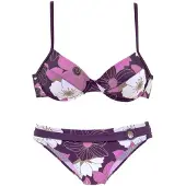 LASCANA Bikini lila / braam / wit