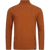 INDICODE JEANS Trui 'Saini' donkeroranje