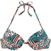 Venice beach Bikinitop bruin / groen / oranje / wit