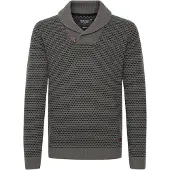 INDICODE JEANS Trui 'COPENT' grijs / zwart