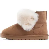 Gooce Snowboots 'Junia' crème / kastanjebruin