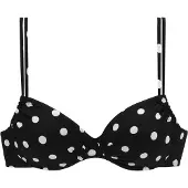 LASCANA Bikinitop zwart / wit