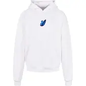 Mister tee Sweatshirt 'Le Papillon' azuur / pueblo / zwart / wit