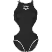 Arena Badpak 'ONE BIGLOGO' zilvergrijs / zwart