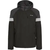 North Bend Functionele jas 'Tompkins' grijs / antraciet / zwart / wit